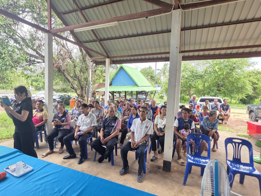โครงการจัดทำแผนพัฒนาท้องถิ่น พ.ศ. 2571 - 2575 ณ ศาลาประชาคมหมู่ 9 บ้านสุขสำราญ ตำบลนิคมสร้างตนเองลำโดมน้อย อำเภอสิรินธร จังหวัดอุบลราชธานี